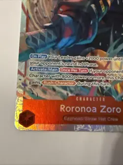 One Piece Roronoa Zoro EB04-007 SR ENGLISH OP15 - Image 2