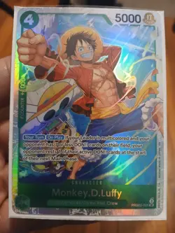 Monkey.D.Luffy PRB02-005 - One Piece TCG - SR Foil LP English - Image 1