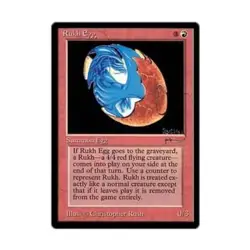 WOTC MtG Arabian Nights Rukh Egg - Dark (C1) Fair - Image 1