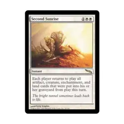 WOTC MtG Mirrodin Second Sunrise (R) VG - Image 1