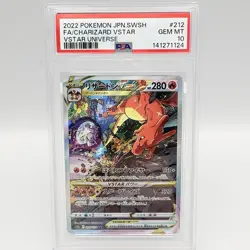 PSA 10 Charizard VSTAR SAR 212/172 VSTAR Universe Japanese Pokemon Card GEM MINT - Image 1