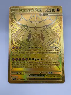 Pokemon Mega Zygarde EX Gold Hyper Rare Full Art Card 124/088 - Image 1