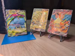 Pokemon 151 Ultra Rare Lot Of 3 Full Art Charizard, Ninetales, Venusaur NM - Image 1