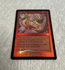 MTG Foil Cave-In Mercadian Masques - NM/M Pack Fresh Magic The Gathering - Image 1