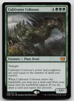 Cultivator Colossus #195 (NM) Crimson Vow VOW Magic MTG - Image 1