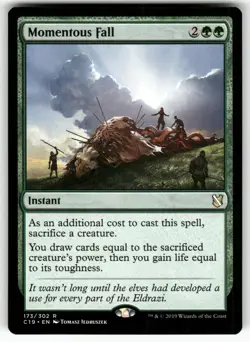 Momentous Fall 173 Rare Commander 2019 Magic: The Gathering Near Mint - Image 1