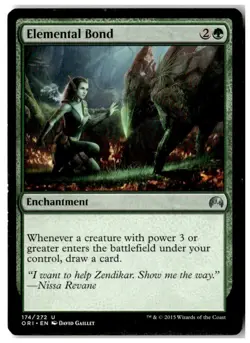 MTG Elemental Bond -Magic Origins Heavily Played English - Image 1