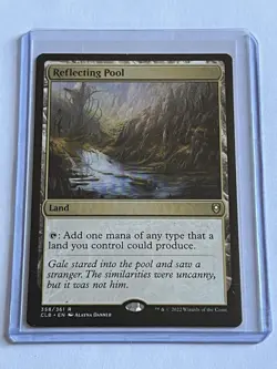 Reflecting Pool 358 MTG Baldur's Gate Commander 2022 Near Mint Non Foil Rare - Image 1