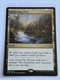 Reflecting Pool 358 MTG Baldur's Gate Commander 2022 Near Mint Non Foil Rare - Image 2