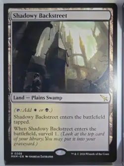 Shadowy Backstreet - R268 - MTG - Murders at Karlov Manor (MKM) - Image 1