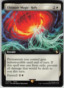 MTG TCG Ultimate Magic: Holy (Extended Art) R Commander: FINAL FANTASY 110 - Image 1