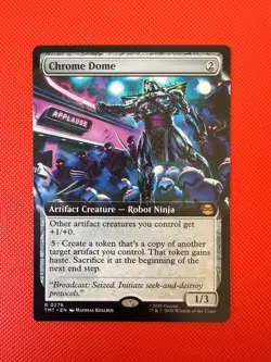 Chrome Dome R Teenage Mutant Ninja Turtles 172 NM - Image 1