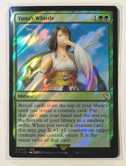 Yuna's Whistle (Surge Foil) Commander: Final Fantasy - MTG RARE - Image 1