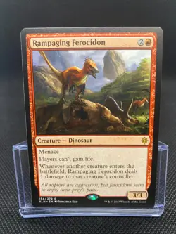 MTG Rampaging Ferocidon - Ixalan NM/Reg English - Image 1