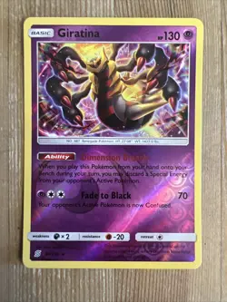 Pokemon TCG Giratina Unified Minds 86/236 Reverse Holo Holo Rare NM - Image 1