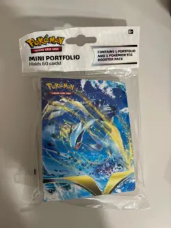 Pokemon TCG Mini Portfolio Binder Silver Tempest (JUST MINI PORTFOLIO BINDER) - Image 1