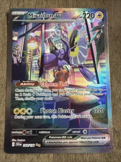 Pokemon TCG Miraidon ex 244/198 SV01: Scarlet & Violet Special Illustration Rare - Image 1