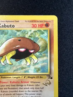 Pokemon TCG Kabuto 50/62 Gold Stamped - WOTC Promo - Image 3