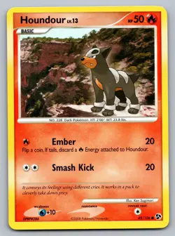 Pokemon TCG Great Encounters Houndour 69/106 - Image 1