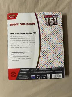 Pokemon TCG Scarlet & Violet Pokemon 151 Binder Collection - NEW SEALED - Image 2