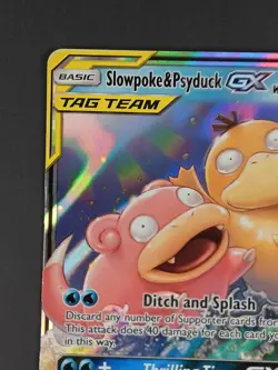 Pokemon Slowpoke & Psyduck GX 35/236 Unified Minds Tag Team Full Art NM - Image 2