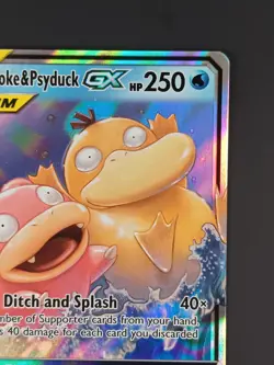 Pokemon Slowpoke & Psyduck GX 35/236 Unified Minds Tag Team Full Art NM - Image 3