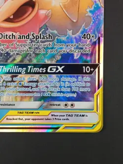 Pokemon Slowpoke & Psyduck GX 35/236 Unified Minds Tag Team Full Art NM - Image 5