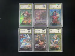 2025 One Piece TCG S-CHN OP09-081 OP06-022 L Marshall D Teach PGS 10 Lot*6 LU57 - Image 1