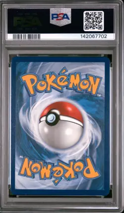 2025 POKEMON PRE EN-PRISMATIC EVOLUTIONS POKE BALL REVERSE HOLO FAN ROTOM PSA 8 - Image 2