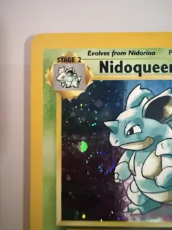 Pokemon TCG Nidoqueen Holo Base Set 2 12/130 NM Condition - Image 2