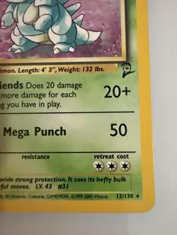 Pokemon TCG Nidoqueen Holo Base Set 2 12/130 NM Condition - Image 4