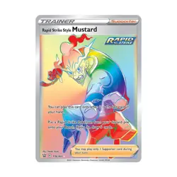 Pokemon SWSH05: Battle Sty Rapid Strike Style Mustard (SR) (SR) #176/163 ( NM - Image 1