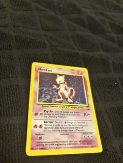 Mewtwo - Rare Holo - Base Set 2 - 2000 WotC - Pokemon - Lightly Played - Image 3