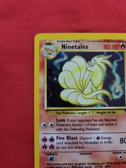 Pokemon: Ninetales #13/130 Holo Rare Base Set 2 WOTC 2000 Vintage - NM - C46 - Image 4