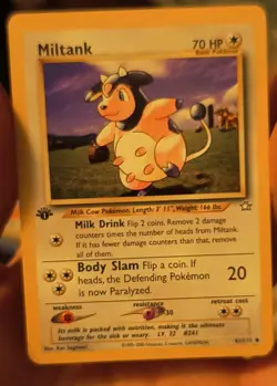 Pokemon Miltank Neo Genesis 1st Edition Uncommon Card HP 70 41/111 Regular 2000 - Image 1