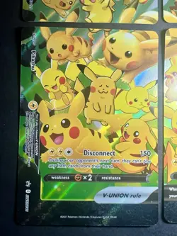 ❤‍🔥 Pokemon Pikachu V-Union Complete Set! NM SWSH139 SWSH140 SWSH141 SWSH142 ✨ - Image 4