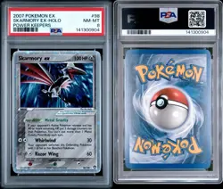 2007 Pokemon EX Power Keepers Skarmory-EX-Holo #98 PSA NM-MT 8 - Image 4