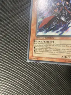 Yugioh Gorz The Emissary of Darkness RP02-EN000 Limited LP Original Release - Image 4