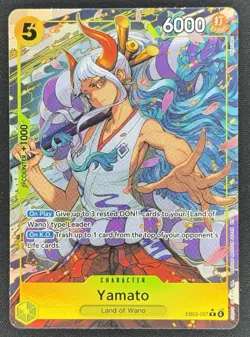 One Piece TCG Yamato EB03-057 English (R) Alt Art EB03 Heroines Edition NM - Image 1