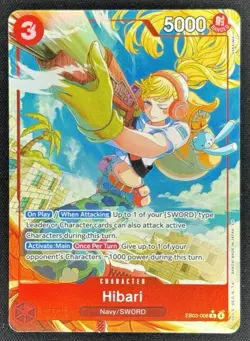 Hibari (Alternate Art) EB03-008 Extra Booster: One Piece Heroines Edition Foil - Image 1