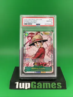 One Piece Monkey D. Luffy OP13-118 Alternate Art PSA 10 Gem Mint Alt Art - Image 1