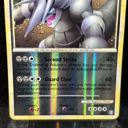 Pokemon TGC Aggron 1/102 Triumphant Reverse Holo Rare HeartGold SoulSilver - Image 2