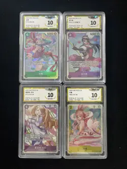 2025 One Piece TCG S-CHN #OP13-023 SR Uta Porche Shirahoshi PGS 10 Lot*4 LU57 - Image 1