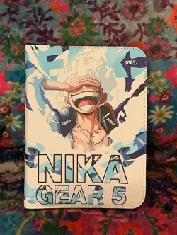 One Piece, Anime, Nika Gear 5, Monkey D. Luffy, TCG, Zipper, 3 Ring, Top Load - Image 1