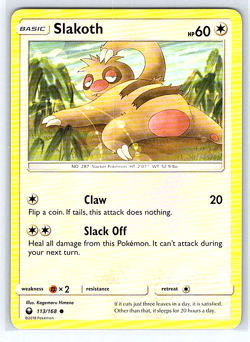 Slakoth 113/168 Celestial Storm NM or LP Pokemon Card - Image 1