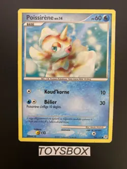 Carte Pokemon Poissirene 84/130 / Diamant Et Perle De Base / TBE FR - Image 2