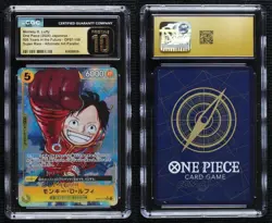 2024 One Piece Card Game: 500 Years in The Future Japanese Monkey D Luffy CGC 10 - Image 3