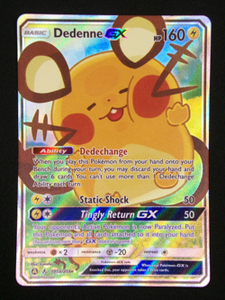 Pokemon TCG / Dedenne GX / Alternate Art Promo / Holo Card / 195a/214 / NM - Image 1
