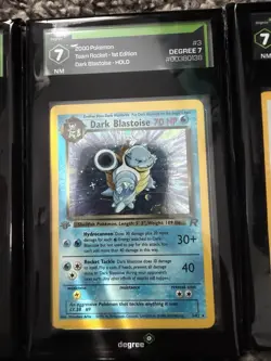 Pokemon TCG Dark Blastoise 3/82 Team Rocket 1st Edition Holo Rare Card 2000 - Image 1