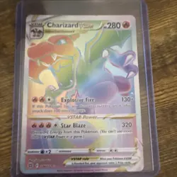 Charizard VSTAR 174/172 Brilliant Stars Secret Rare Holo 280HP Pokemon Card - Image 1